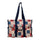 Utility Tote Bag with Zipper Top - Large Multipurpose Tote Organizer Bag - Flag