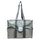 Utility Tote Bag with Zipper Top - Large Multipurpose Tote Organizer Bag - Gray