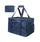 Large Utility Tote Bag - Oversized Collapsible Tote with Wire Frame - Includes 5x7 Bag with Hook - Navy Blue