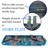 Extra Large Utility Tote Bag - Oversized Collapsible Pool Beach Canvas Basket - Camping