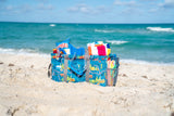 Extra Large Utility Tote Bag - Oversized Collapsible Pool Beach Canvas Basket - Camping