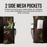 Utility Tote Bag with Zipper Top - Large Multipurpose Tote Organizer Bag - Camo
