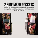 Utility Tote Bag with Zipper Top - Large Multipurpose Tote Organizer Bag - Rose