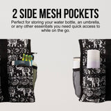 Utility Tote Bag with Zipper Top - Large Multipurpose Tote Organizer Bag - Elephant Black