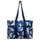Utility Tote Bag with Zipper Top - Large Multipurpose Tote Organizer Bag - Butterfly Gold