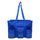 Utility Tote Bag with Zipper Top - Large Multipurpose Tote Organizer Bag - Blue