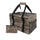 Large Utility Tote Bag - Oversized Collapsible Tote with Wire Frame - Includes 5x7 Bag with Hook - Leopard