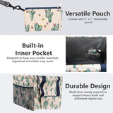 Large Utility Tote Bag - Oversized Collapsible Tote with Wire Frame - Includes 5x7 Bag with Hook - Cactus Beige