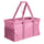 Extra Large Utility Tote Bag - Oversized Collapsible Pool Beach Canvas Basket - Pink